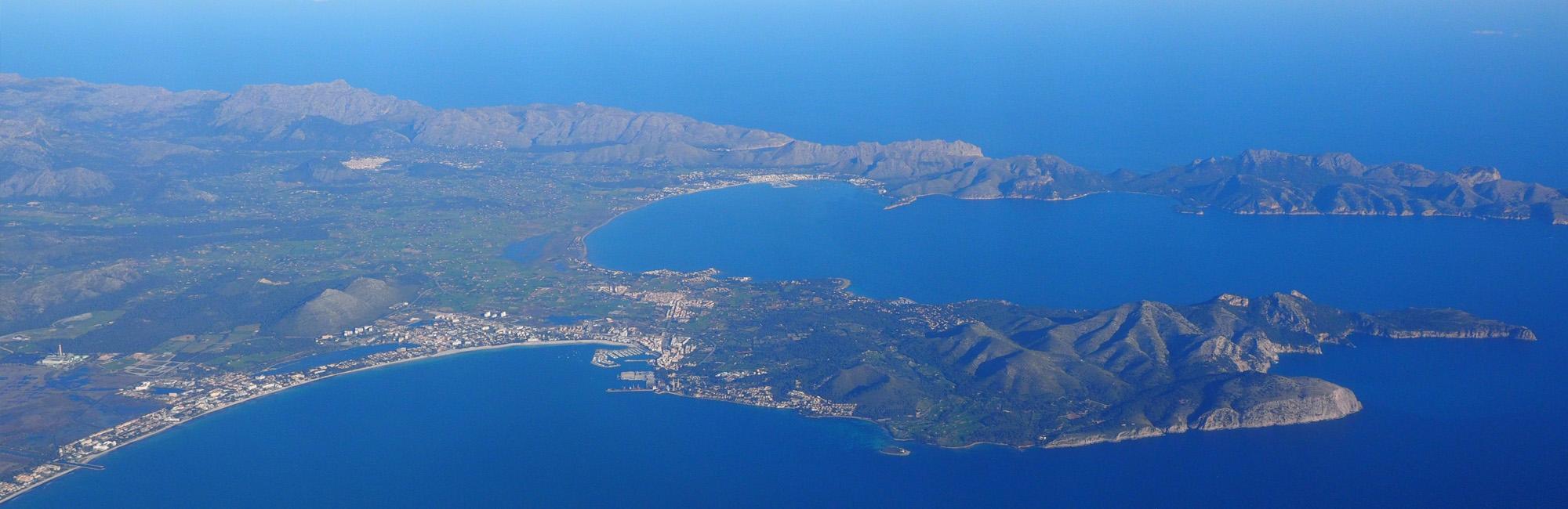 Mallorca view from the plain