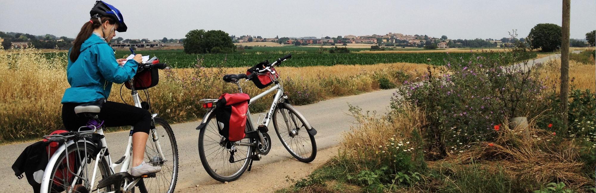 Cyclist in Baix Emporda